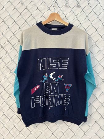 90’s Vintage « Mise en forme » Crewneck size M/L